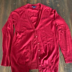 Gap Red Cardigan, Sz S